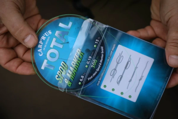 Carp´R´Us Splétaná šňůra Total Spod & Marker Braid Fluo Green 0,19mm, 15lb, 300m 4