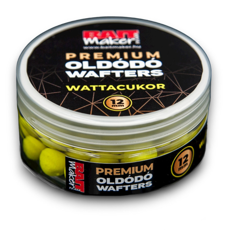 BAIT MAKER PREMIUM SOLUBLE WAFTERS - 12mm 30G Cukrová vata